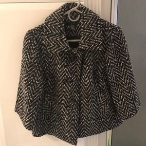 Black and white jacket